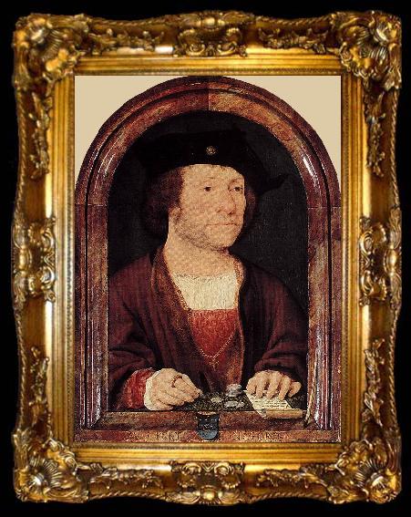 framed  CLEVE, Joos van Portrait of Anthonis van Hilten fdg, ta009-2